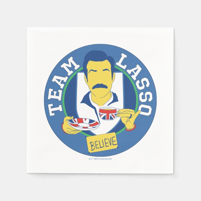 Ted Lasso | Team Lasso - Tro Pappersservett (Framsidan)