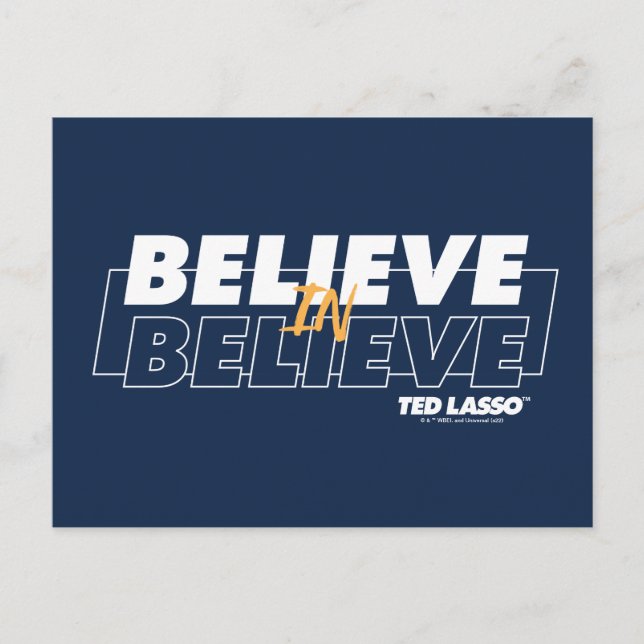 Ted Lasso | Tro Vykort (Framsida)