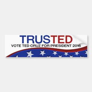 Ted LITADE PÅ Cruz Bildekal
