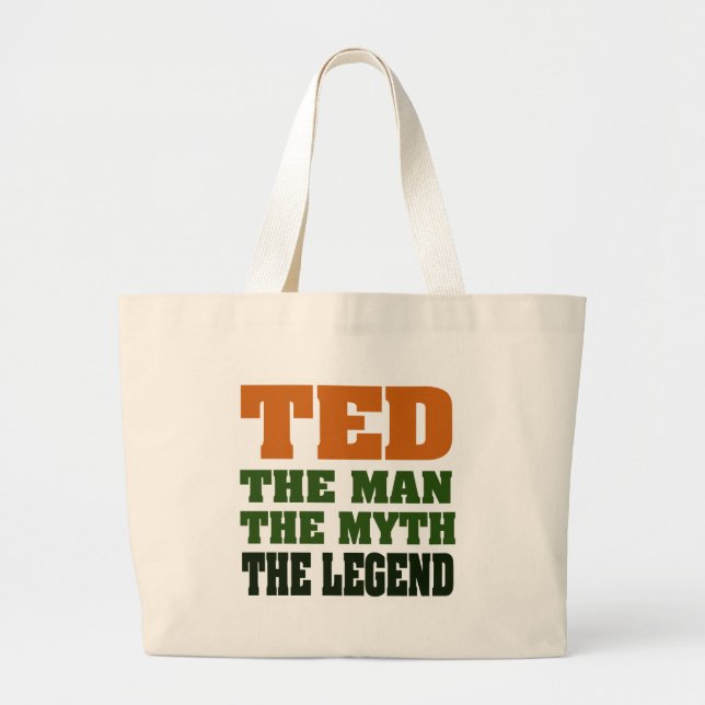 TED - manen, mythen, legenden Jumbo Tygkasse (Framsidan)