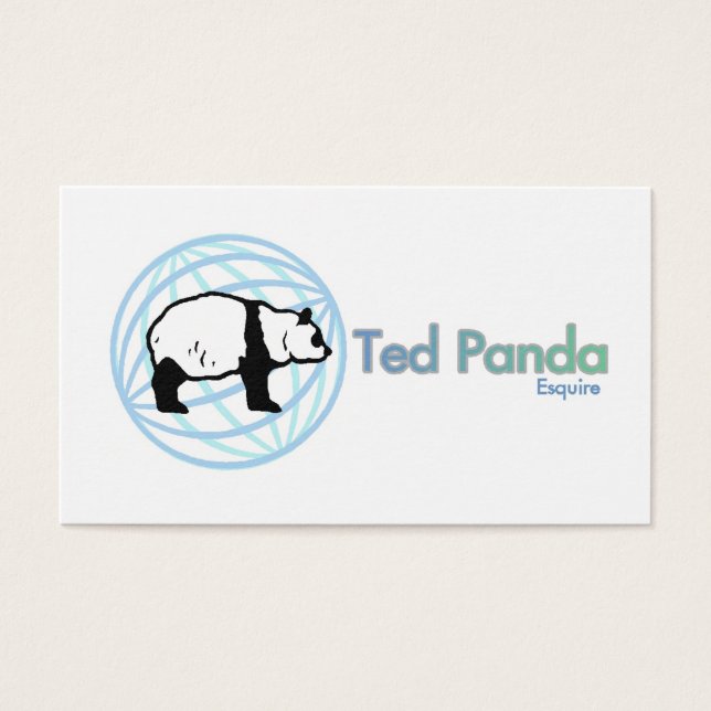 Ted Panda, Esquire Visitkort (Framsidan)