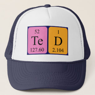 Ted Periodiska bord namn hat Keps