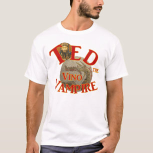 Ted the Vino Vampire Teds hedniska Tiki Shack Bar  T Shirt