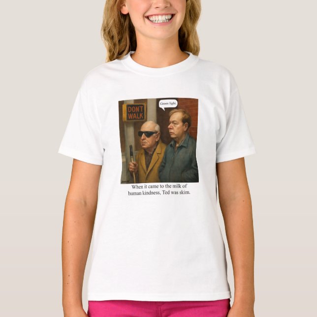 Ted was skim. T-Shirt (Framsida)