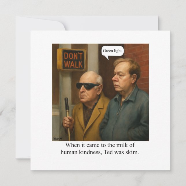 Ted was skim. T-Shirt Inbjudningar (Framsida)