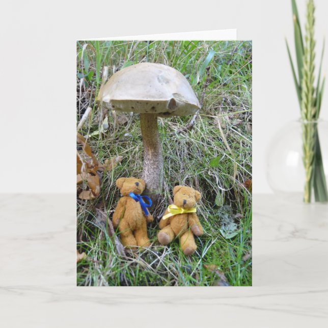 "Tedd and Teena in Lycklig Valley" Kort (Framsida)