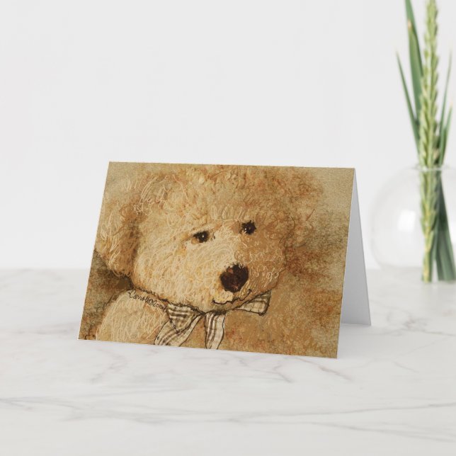 Teddie Bear Kort (Framsida)
