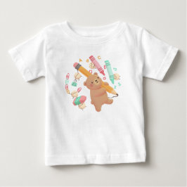 Teddy återvänder till skolillustrationen t shirt