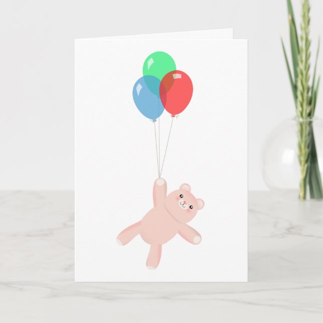 Teddy Ballons Helgkort (Framsida)