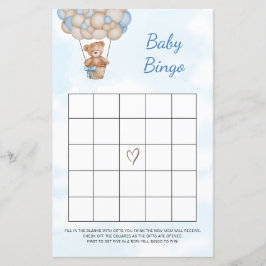 Teddy Bear Baby Bingo Game