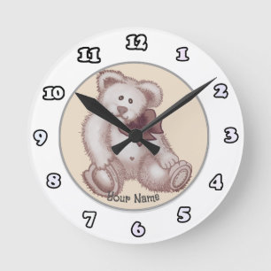 Teddy Bear bebis klocka