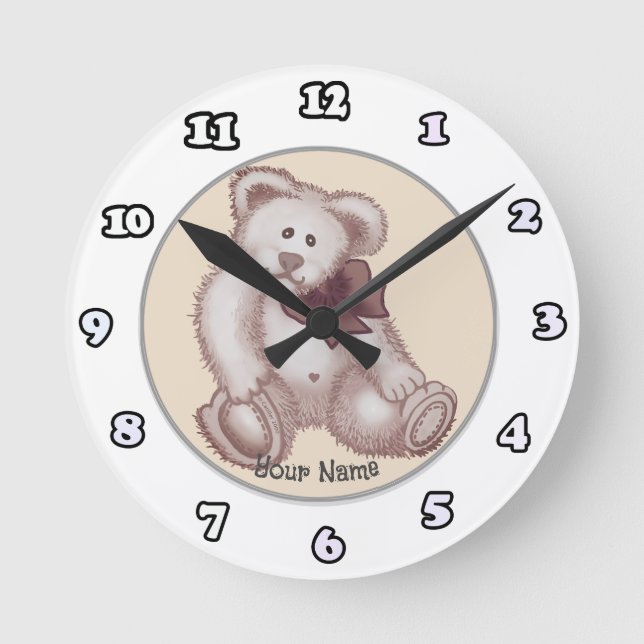 Teddy Bear bebis klocka (Framsida)