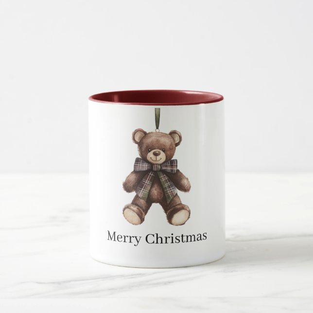 Teddy Bear Christmas Mugg (Center)