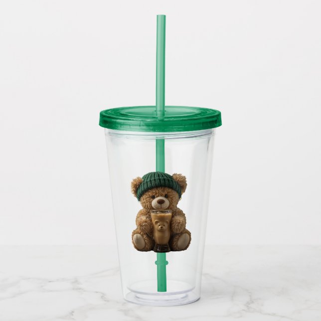Teddy Bear Cold Brew  Take Away Mugg (Framsida)