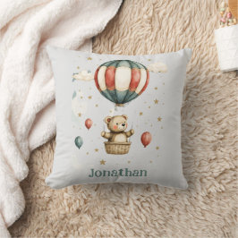 Teddy Bear Hot Air Balloon Cozy Kudde