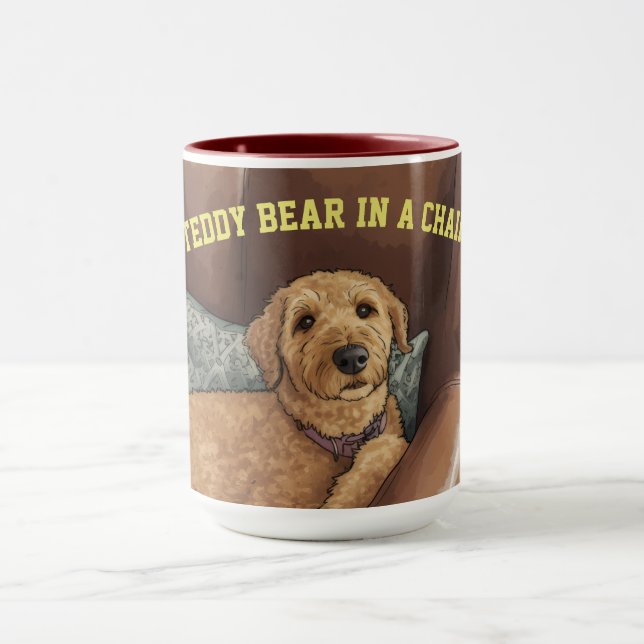 Teddy Bear In a Chair, the Mug Mugg (Center)