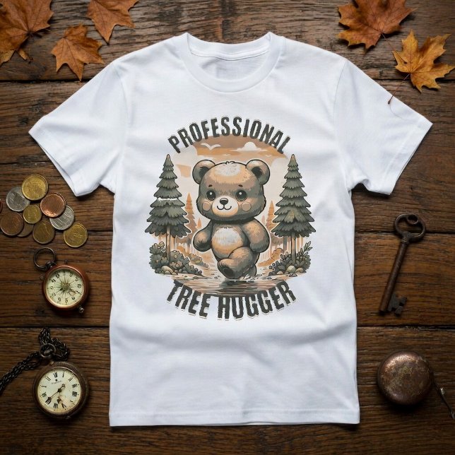 Teddy Bear In The Woods T-Shirt (Skapare uppladdad)