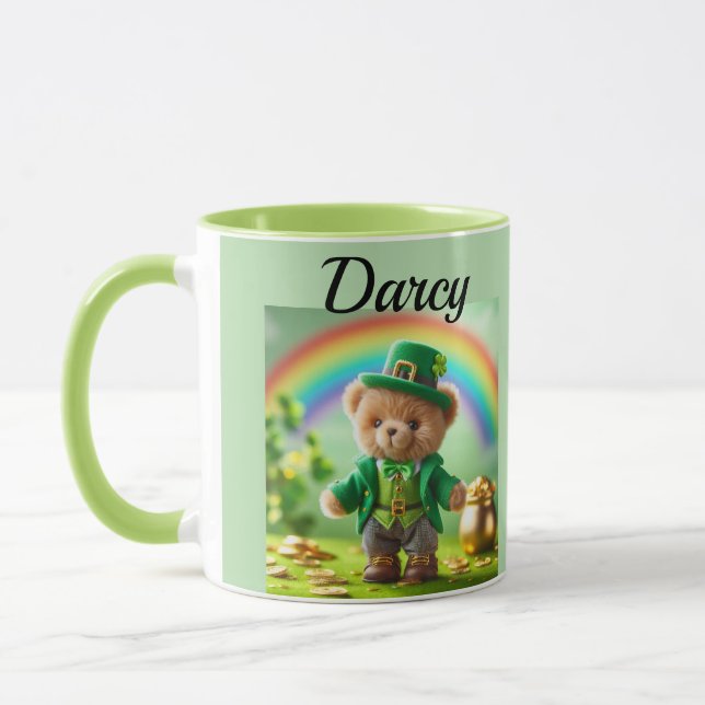 Teddy bear leprechaun mug mugg (Vänster)