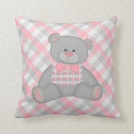 Teddy Bear Live Laugh Love överlevnadskudde Kudde