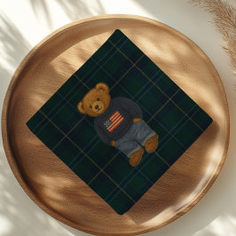 Teddy Bear Polo Baby Shower Servett
