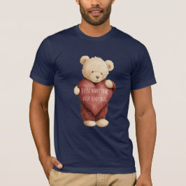 Teddy Bear Red Heart T Shirt