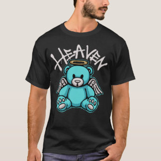 Teddy Bear with Angel Wings and Halo Streetwear T Shirt