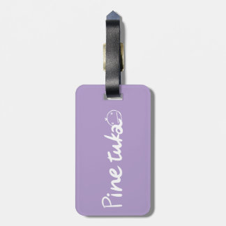 Teddy Bears in Lavender Field – Soft Pastel Painti Bagagebricka