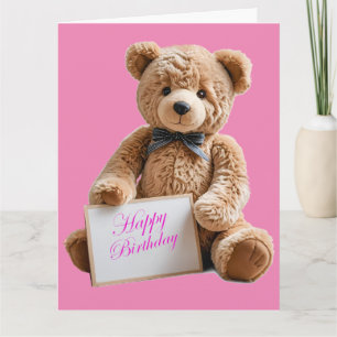 Teddy Birthday Kort