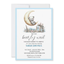 Teddy Blue Bear Vi kan vänta