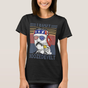 Teddy Boozedevelt, amerikansk 4:e juli-dryck T Shirt