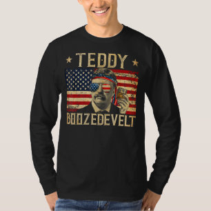 Teddy Boozedevelt Theodore Roosevelt 4 juli A T Shirt