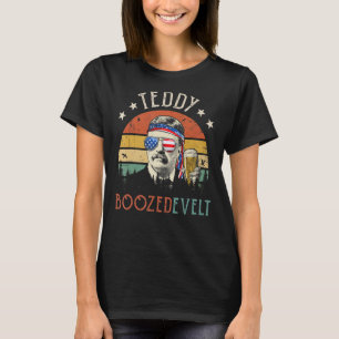 Teddy Boozedevelt Theodore Roosevelt 4 juli A T Shirt
