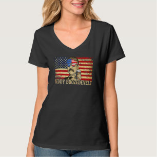 Teddy Boozedevelt Theodore Roosevelt 4 juli A T Shirt