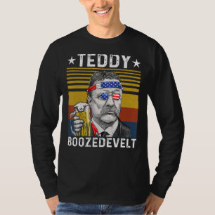 Teddy Boozedevelt Theodore Roosevelt 4 juli T Shirt