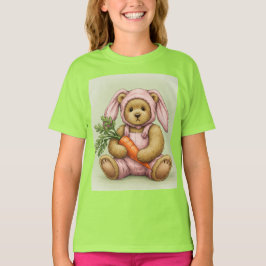 Teddy - Bunny med morot av Natasha Us T Shirt
