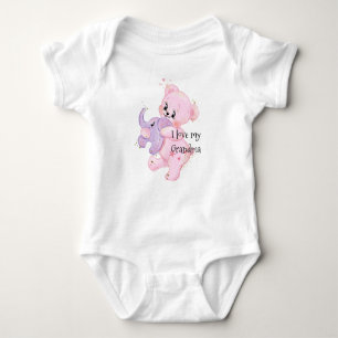 Teddy Carrying Elephant Bodykostes Personlig T Shirt