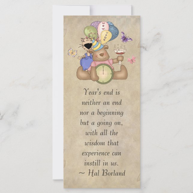 Teddy Celebrates nyår (Framsida)