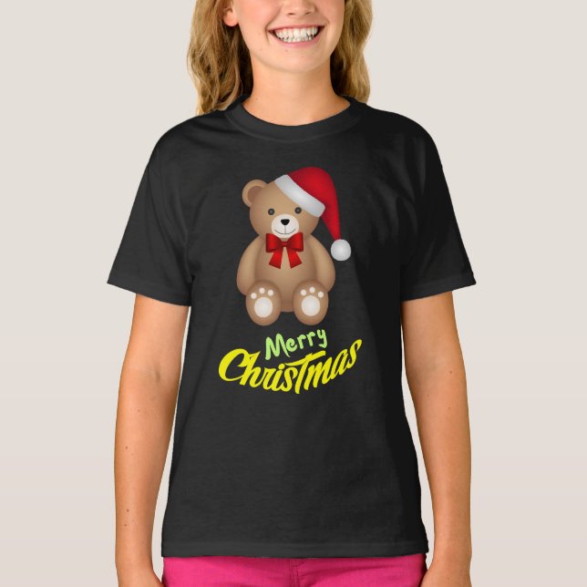 teddy christmas t shirt (Framsida)