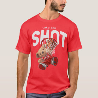Teddy Dunking i Stil T Shirt