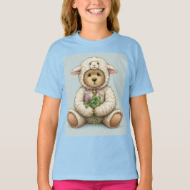 Teddy - får med Klöver av Natasha Us T Shirt
