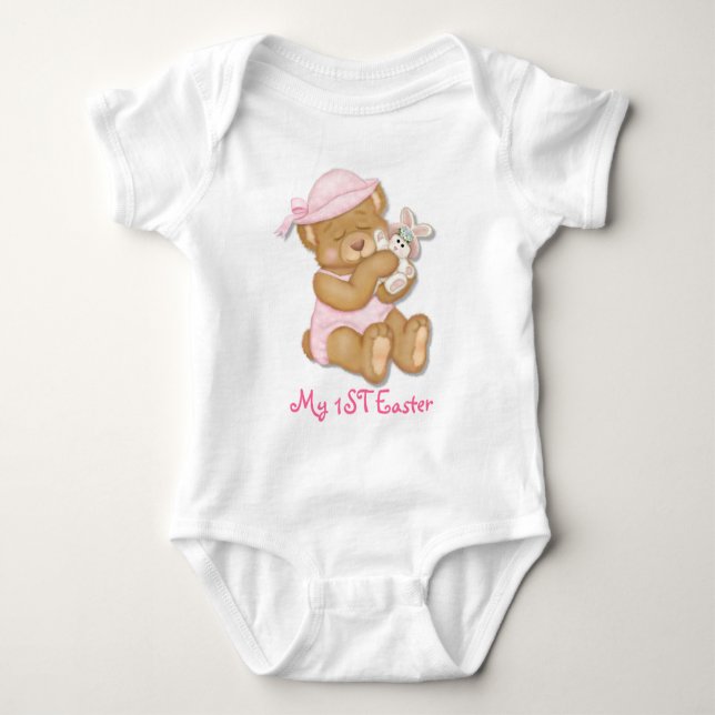 Teddy Girl 1ST Påsk T-shirt (Framsida)