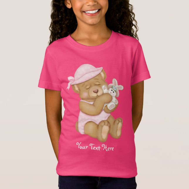 Teddy Girl Påsk T-shirt (Framsida)