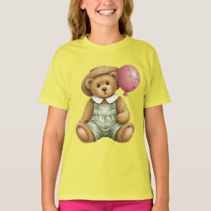 Teddy i en Samvet-jumpkostym med en Balloon T Shirt