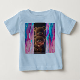 "Teddy Kärlek: Baby T-Shirt med Adsible