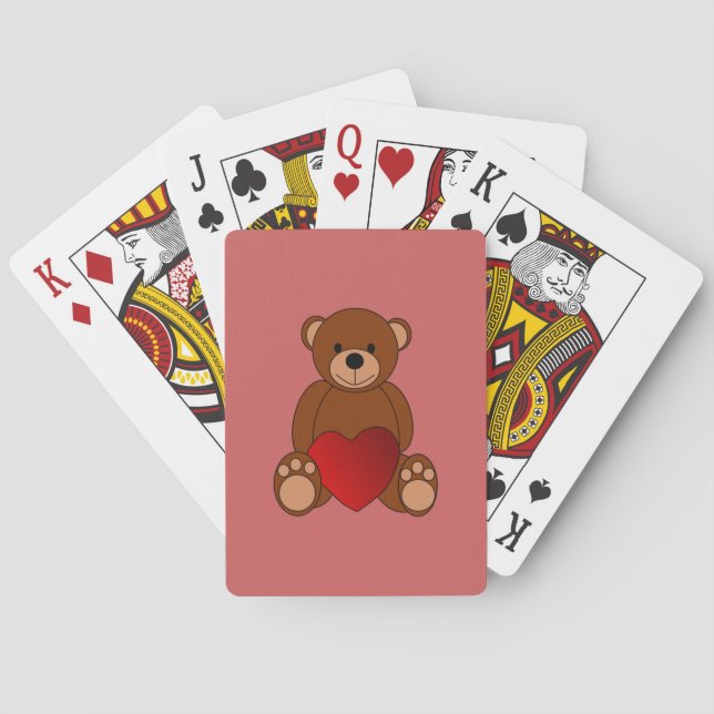 Teddy Kärlek Kortlek (Baksidan)
