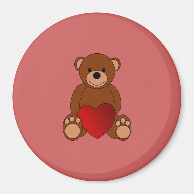 Teddy Kärlek Magnet (Framsidan)