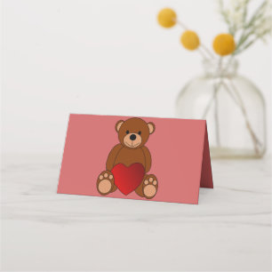 Teddy Kärlek Placeringskort