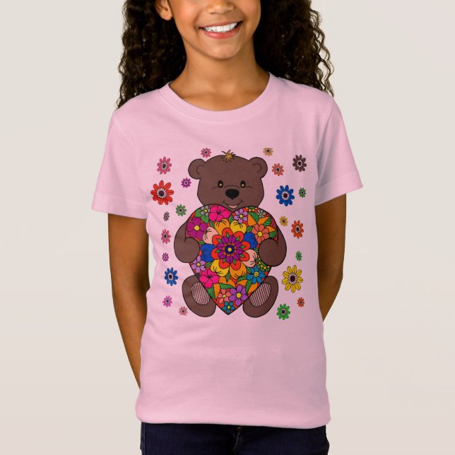 Teddy Kärlek T Shirt (Framsida)