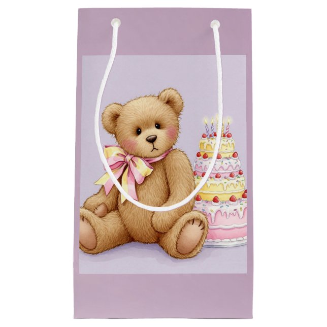 Teddy med Rosa Cake, Natasha Us (Framsidan)