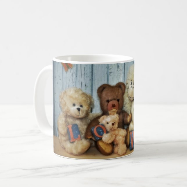 Teddy mit Freunde Kaffemugg (Framsida vänster)